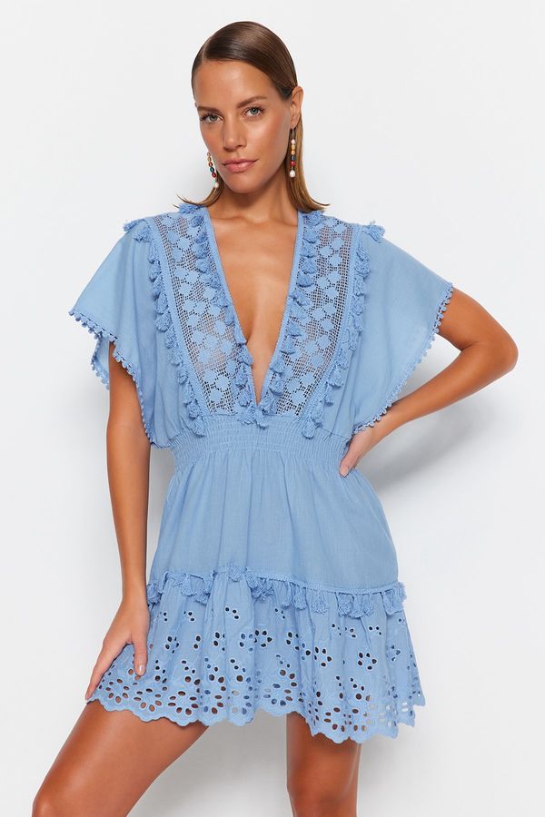 Trendyol Trendyol Dress - Blue - Smock dress