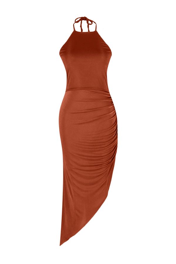 Trendyol Trendyol Dress - Brown - Asymmetric