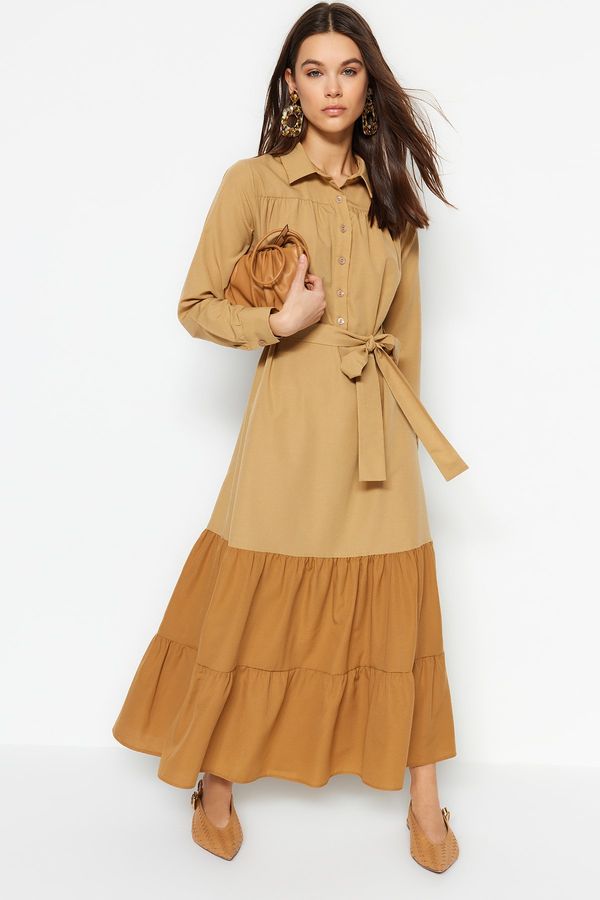 Trendyol Trendyol Dress - Brown - Basic