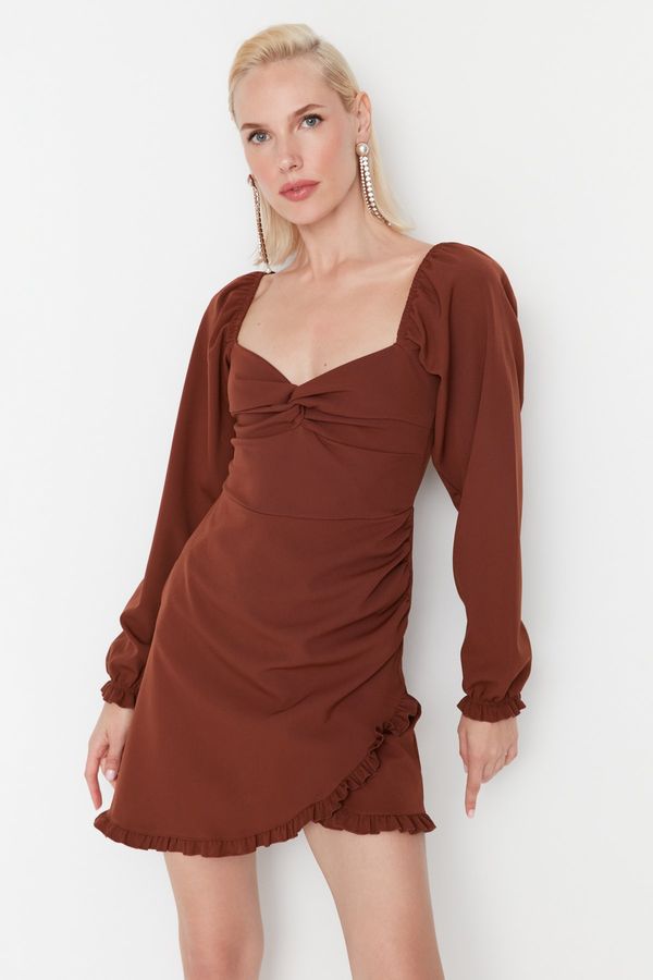 Trendyol Trendyol Dress - Brown - Bodycon