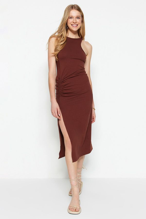 Trendyol Trendyol Dress - Brown - Bodycon