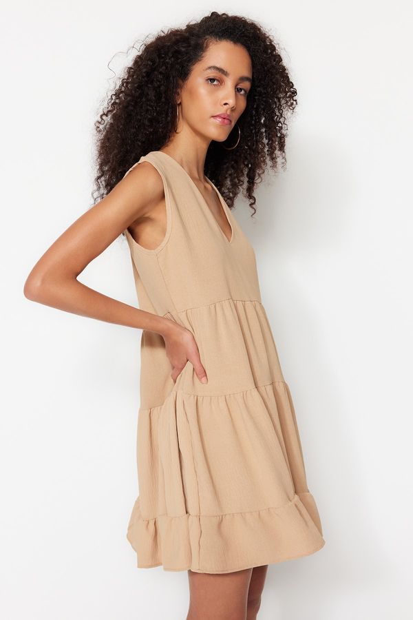 Trendyol Trendyol Dress - Brown - Shift