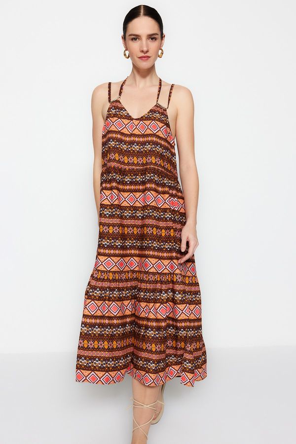 Trendyol Trendyol Dress - Brown - Shift