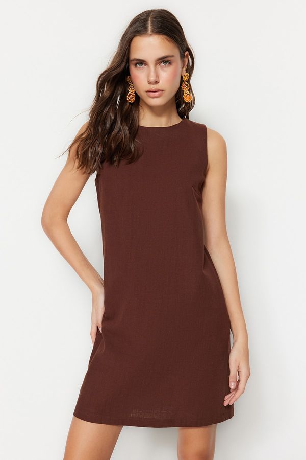 Trendyol Trendyol Dress - Brown - Shift