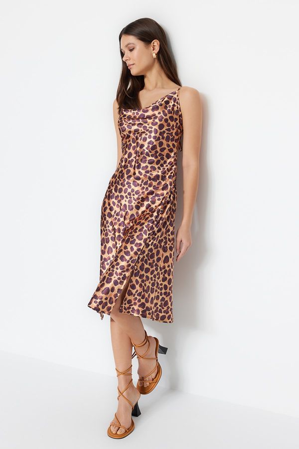 Trendyol Trendyol Dress - Brown - Shift