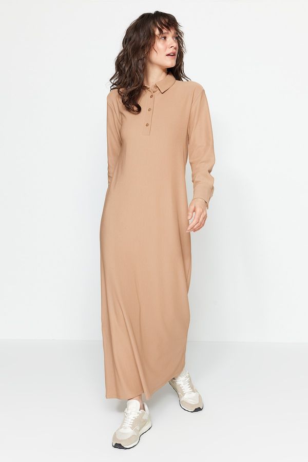 Trendyol Trendyol Dress - Brown - Shirt dress