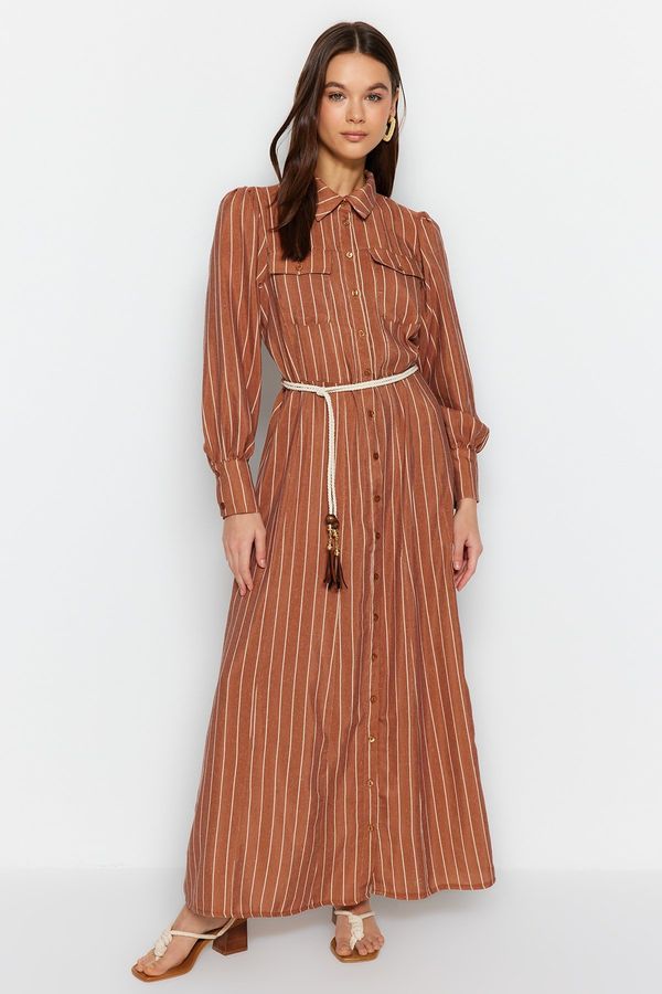 Trendyol Trendyol Dress - Brown - Shirt dress