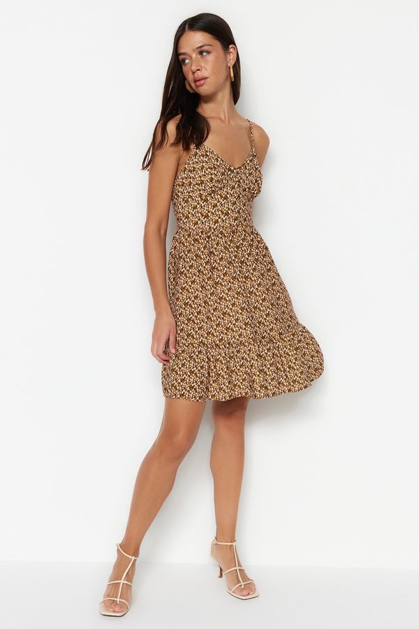 Trendyol Trendyol Dress - Brown - Skater