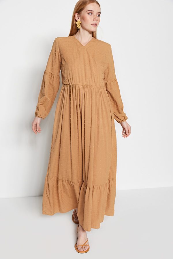 Trendyol Trendyol Dress - Brown - Skater