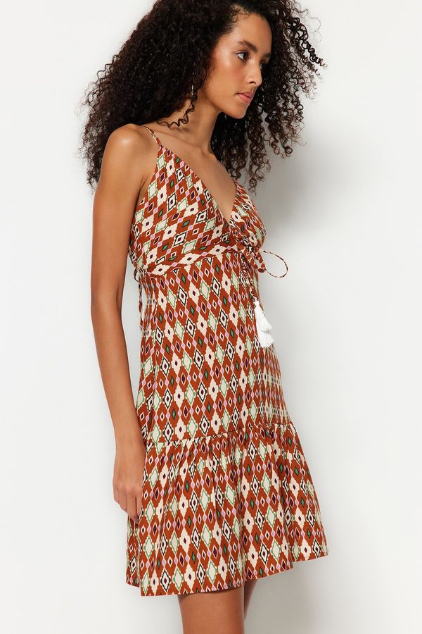 Trendyol Trendyol Dress - Brown - Skater