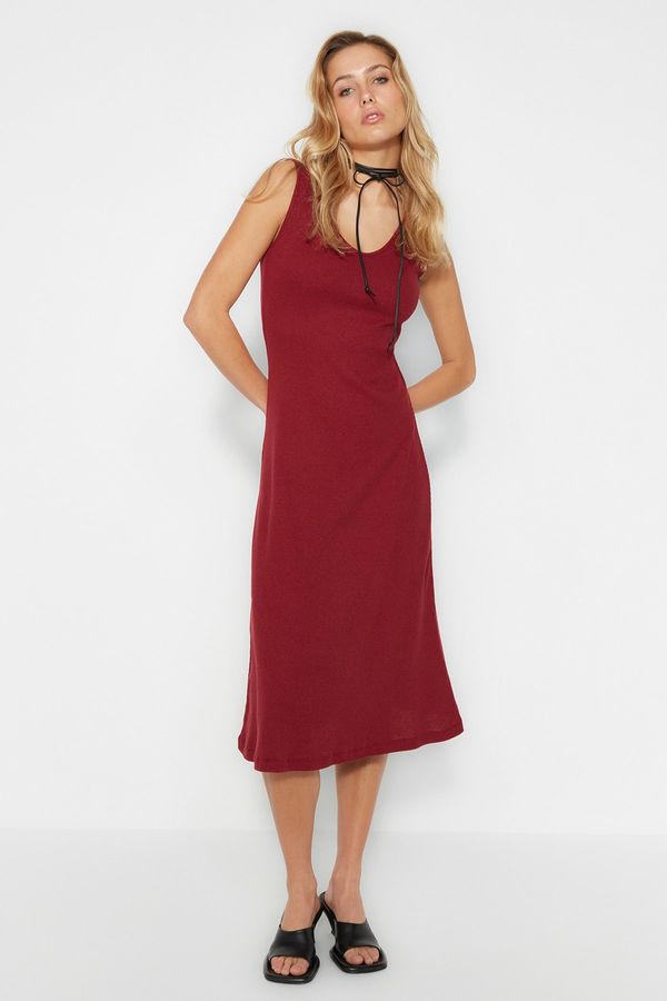 Trendyol Trendyol Dress - Burgundy - A-line