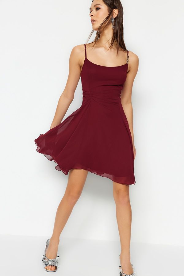 Trendyol Trendyol Dress - Burgundy - Skater