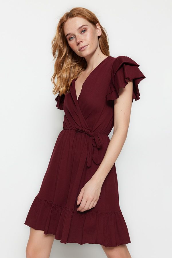 Trendyol Trendyol Dress - Burgundy - Skater