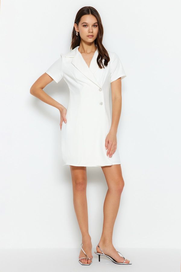 Trendyol Trendyol Dress - Ecru - Blazer dress