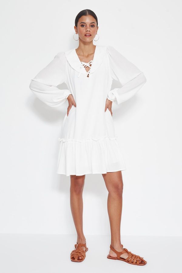 Trendyol Trendyol Dress - Ecru - Shift