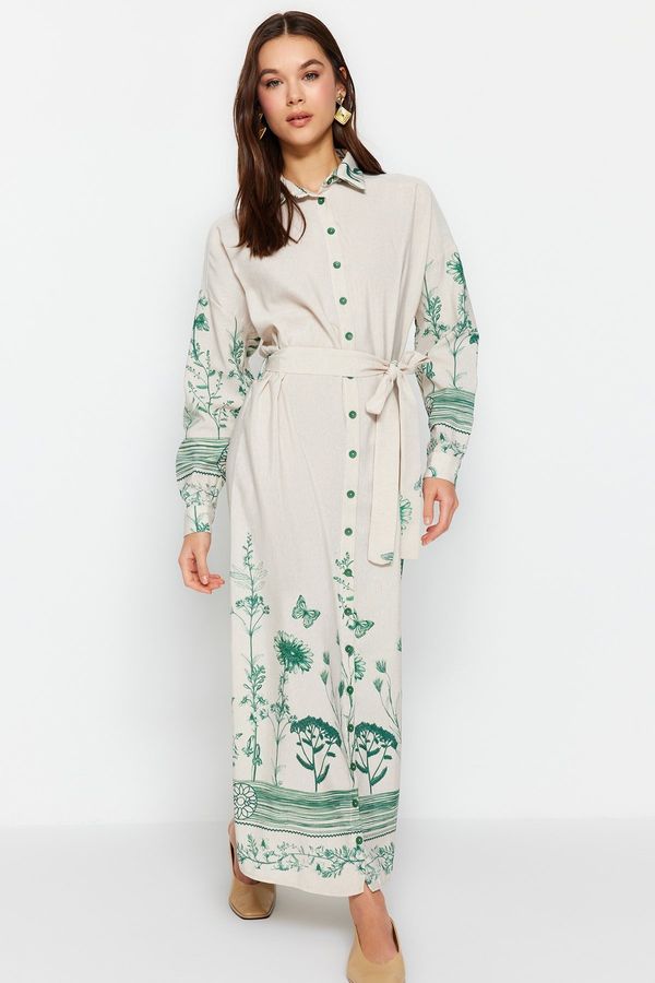 Trendyol Trendyol Dress - Ecru - Shirt dress