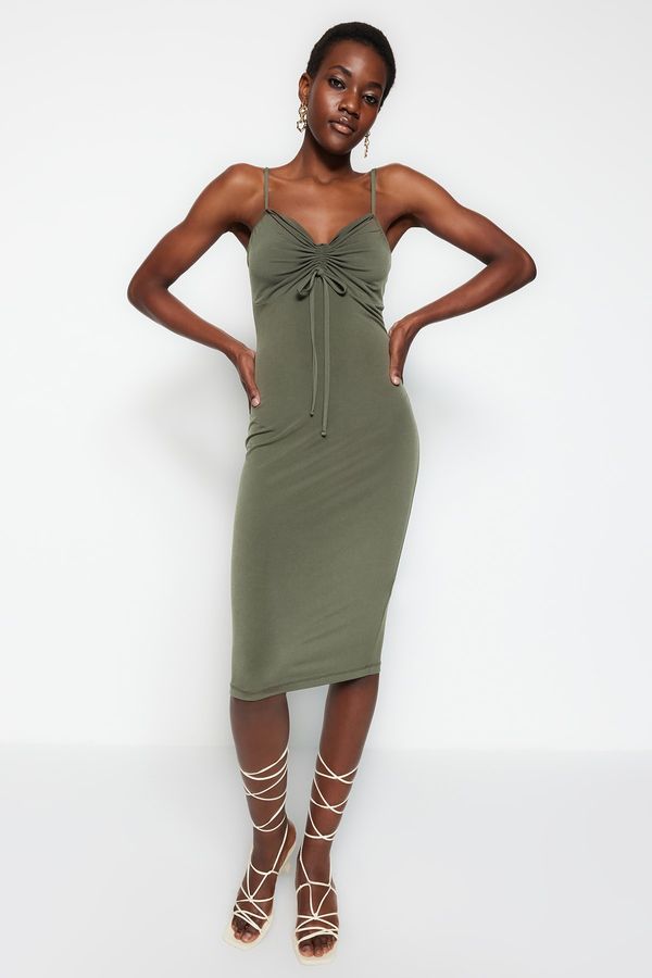 Trendyol Trendyol Dress - Khaki - Bodycon