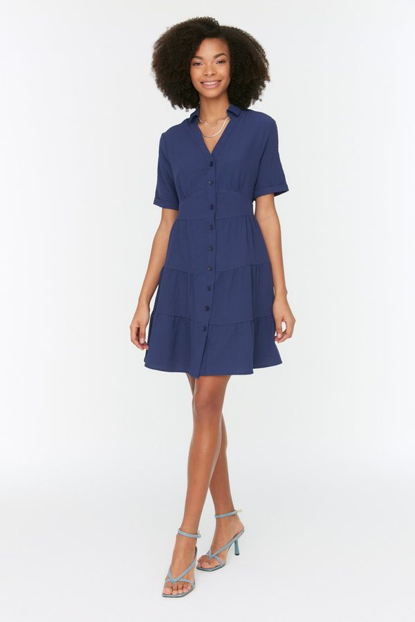 Trendyol Trendyol Dress - Navy blue - Shirt dress