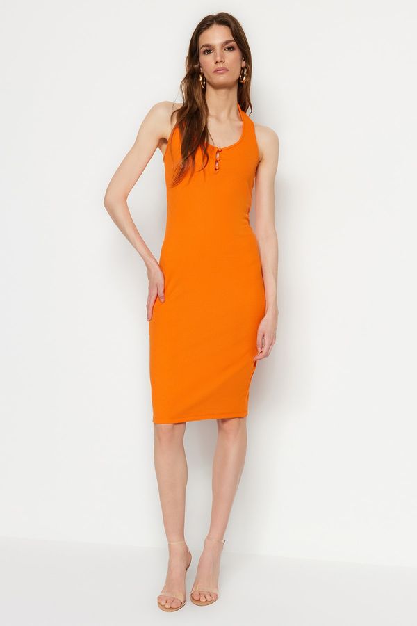 Trendyol Trendyol Dress - Orange - Bodycon