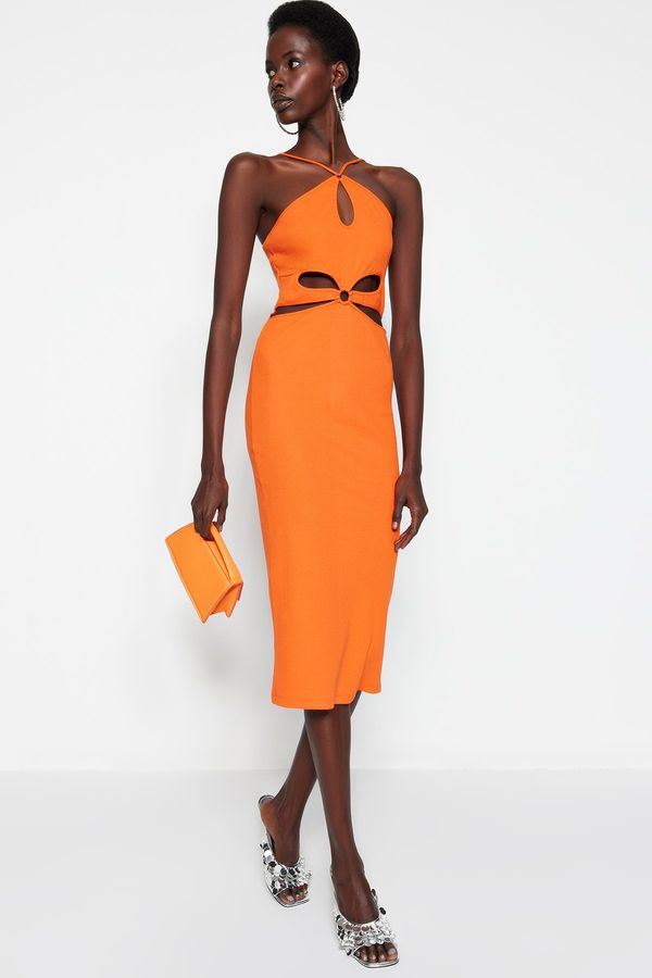 Trendyol Trendyol Dress - Orange - Bodycon