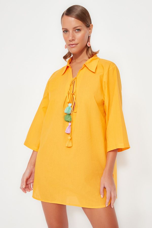 Trendyol Trendyol Dress - Orange - Shirt dress