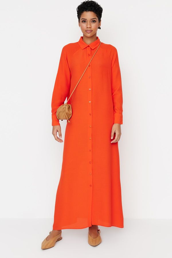 Trendyol Trendyol Dress - Orange - Shirt dress