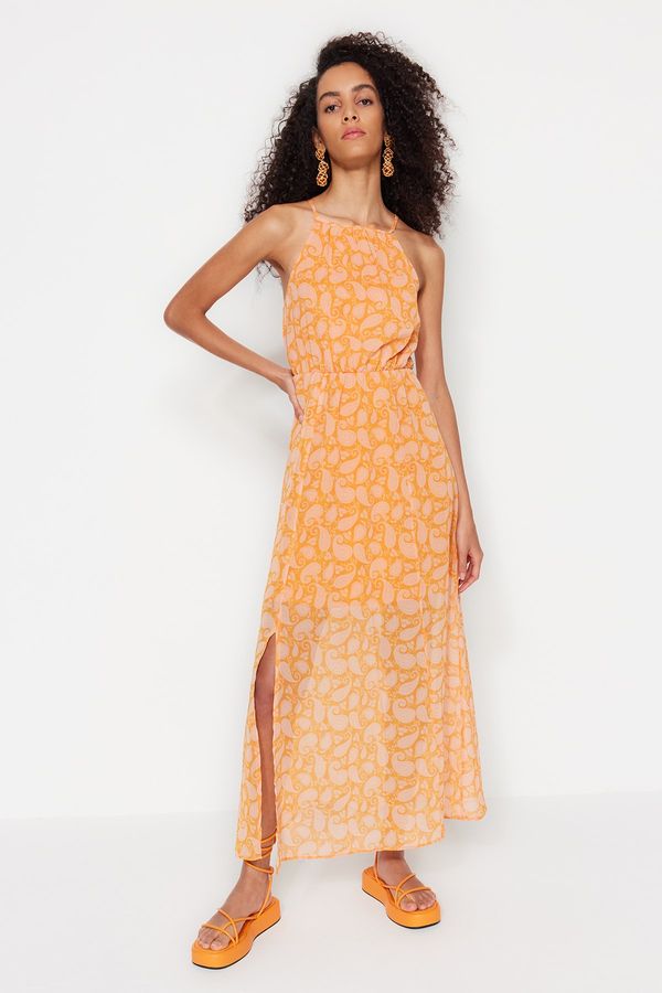 Trendyol Trendyol Dress - Orange - Skater