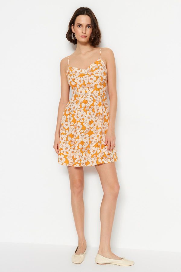 Trendyol Trendyol Dress - Orange - Skater