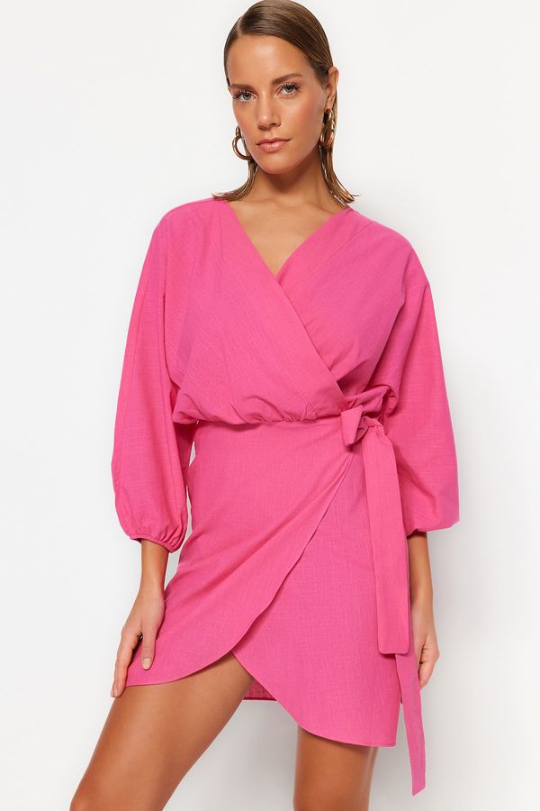 Trendyol Trendyol Dress - Pink - Wrapover