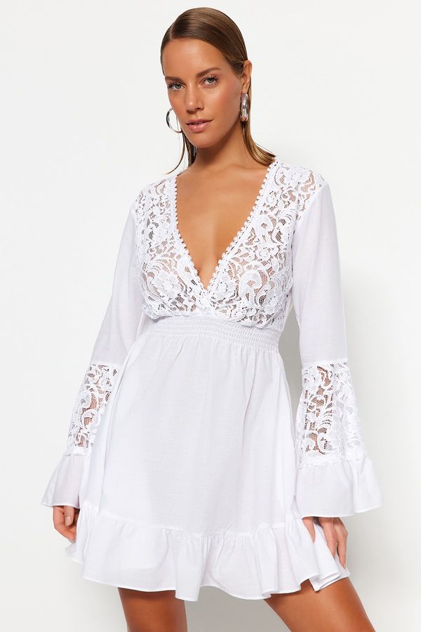 Trendyol Trendyol Dress - White - Smock dress