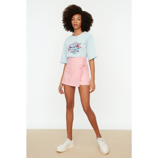 Trendyol Trendyol Dried Rose Lacing Detailed Shorts & Bermuda