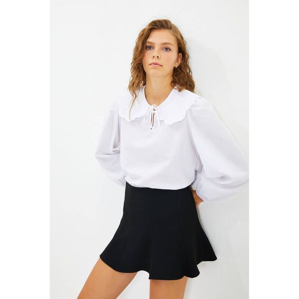 Trendyol Trendyol Ecru Collar Detailed Blouse