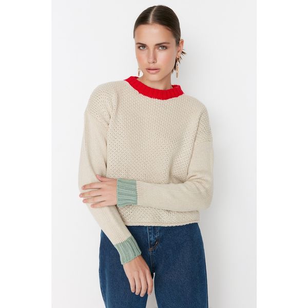 Trendyol Trendyol Ecru Knitwear Sweater