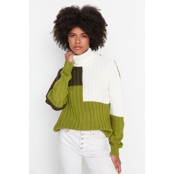 Trendyol Trendyol Ecru Turtleneck Knitwear Sweater