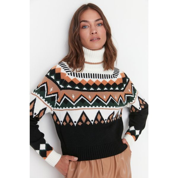 Trendyol Trendyol Ecru Turtleneck Knitwear Sweater