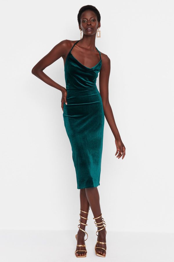 Trendyol Trendyol Emerald Green Strap Dress