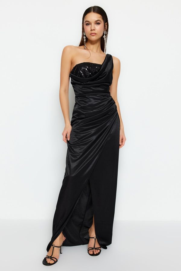 Trendyol Trendyol Evening & Prom Dress - Black - Wrapover