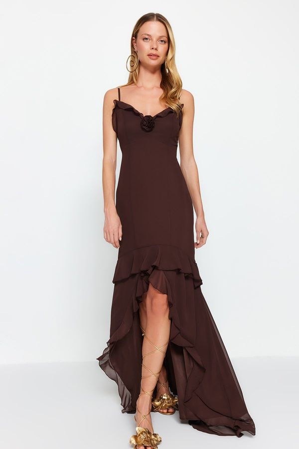 Trendyol Trendyol Evening & Prom Dress - Brown - Shift