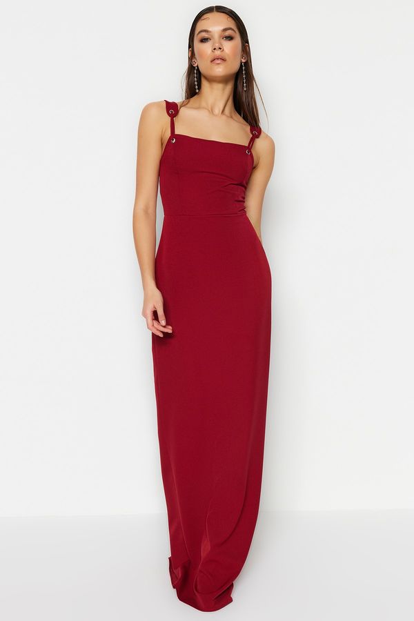 Trendyol Trendyol Evening & Prom Dress - Burgundy - Shift