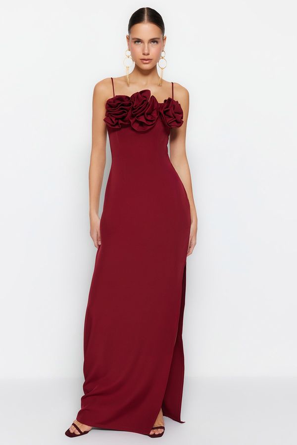 Trendyol Trendyol Evening & Prom Dress - Burgundy - Shift