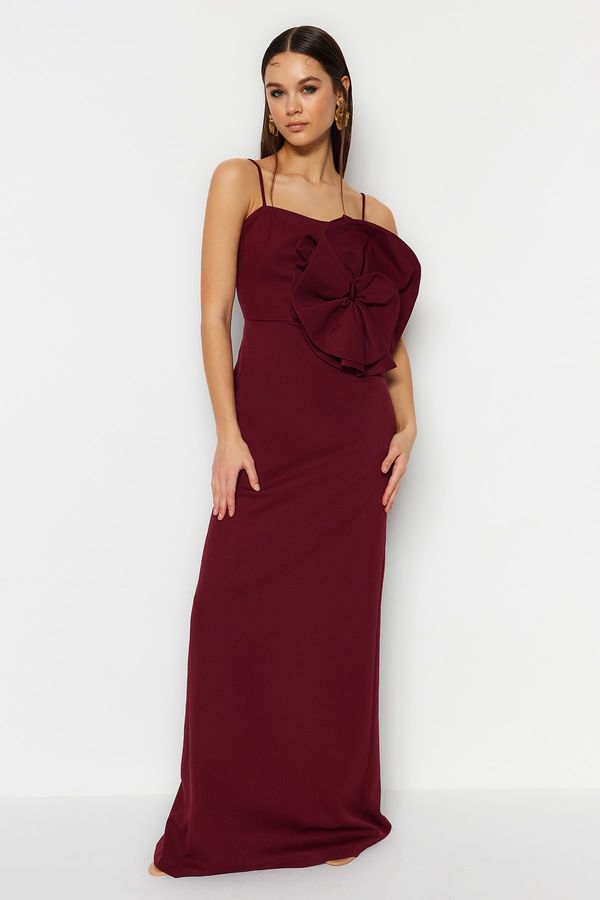 Trendyol Trendyol Evening & Prom Dress - Burgundy - Shift