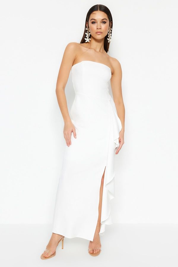 Trendyol Trendyol Evening & Prom Dress - Ecru - Shift