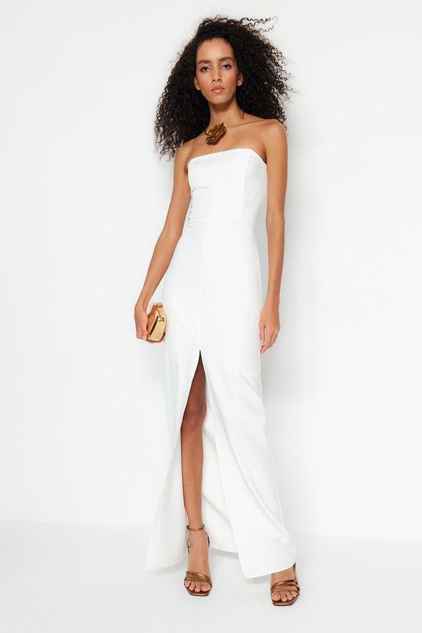 Trendyol Trendyol Evening & Prom Dress - Ecru - Shift