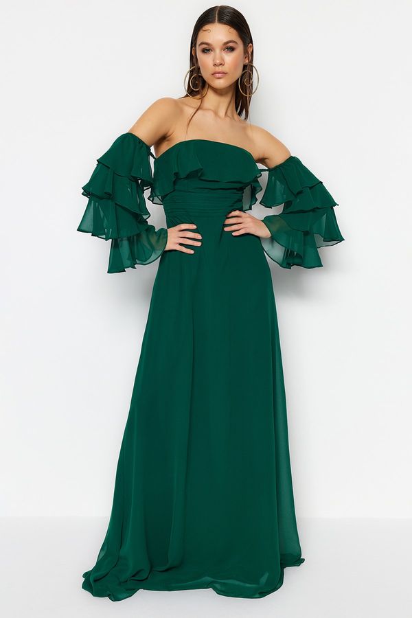 Trendyol Trendyol Evening & Prom Dress - Green - A-line