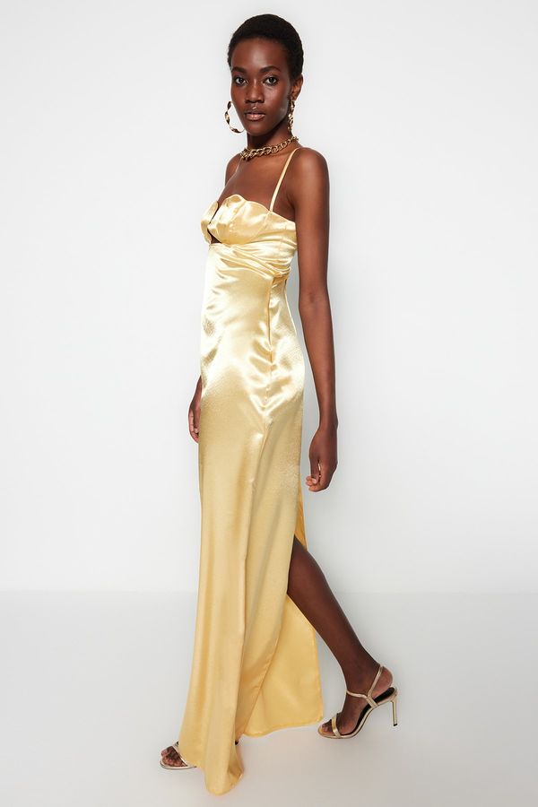 Trendyol Trendyol Evening & Prom Dress - Yellow - Shift