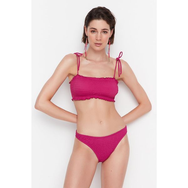 Trendyol Trendyol Fuchsia Gipe Bikini Bottom