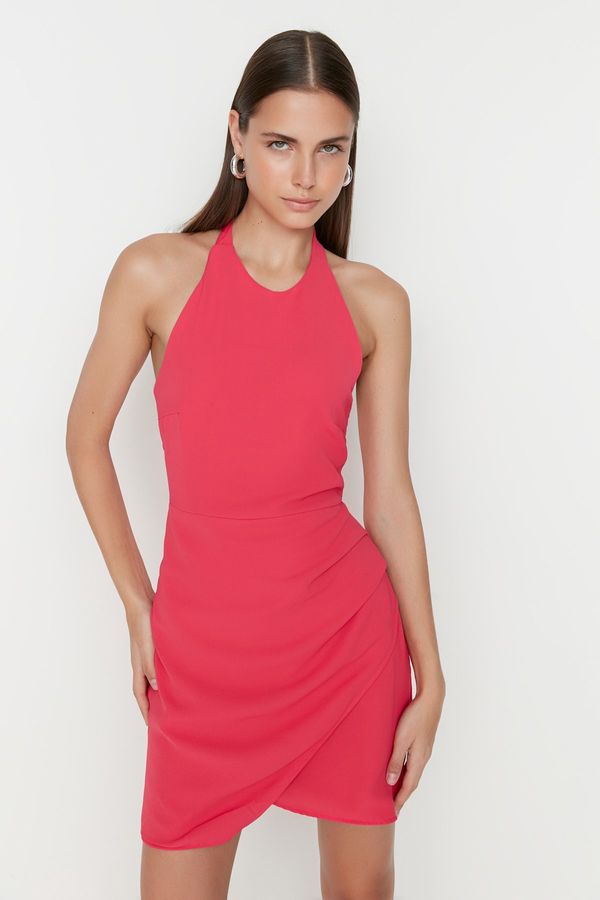 Trendyol Trendyol Fuchsia Halter Neck Dress