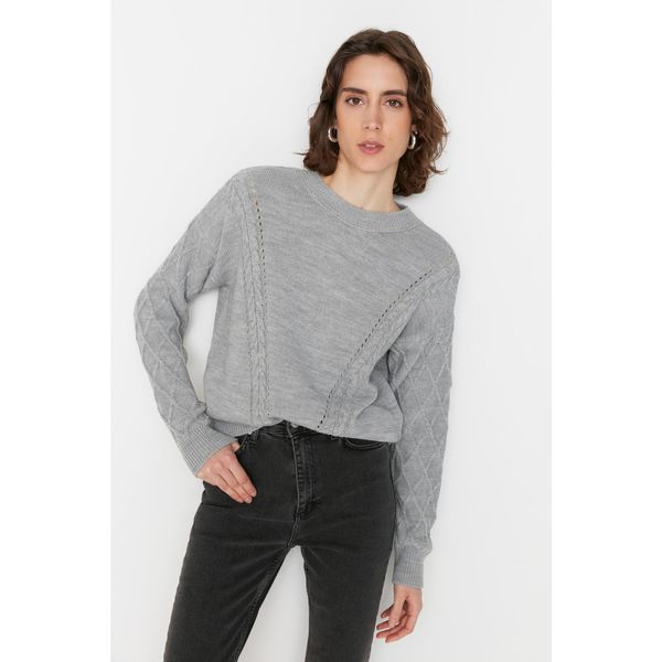 Trendyol Trendyol Gray Knitwear Sweater