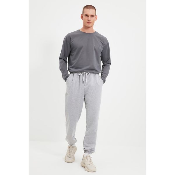 Trendyol Trendyol Gray Men's Oversize Fit Sweatpants