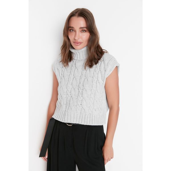 Trendyol Trendyol Gray Turtleneck Knitwear Sweater